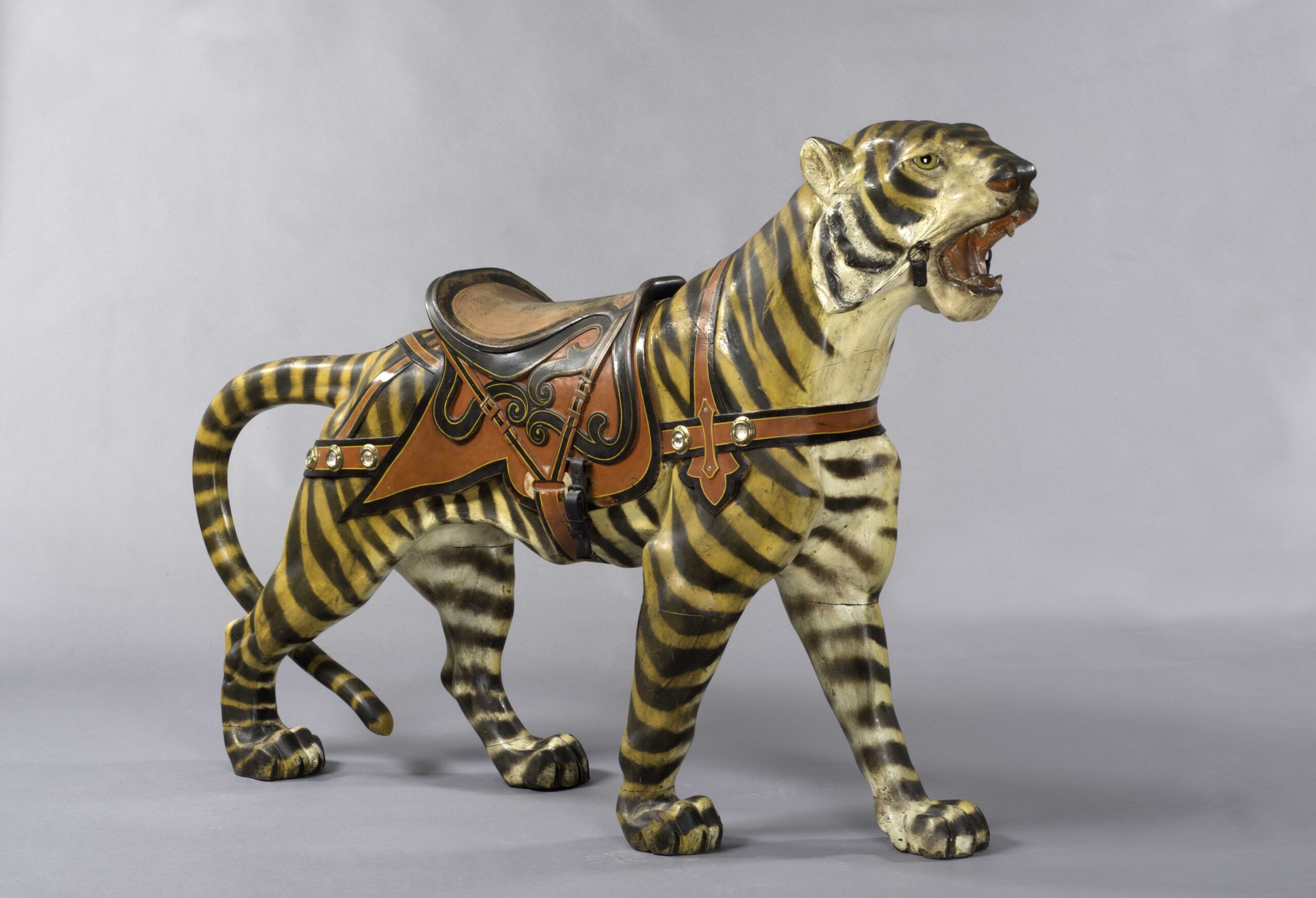 Golden Tiger Sculpture