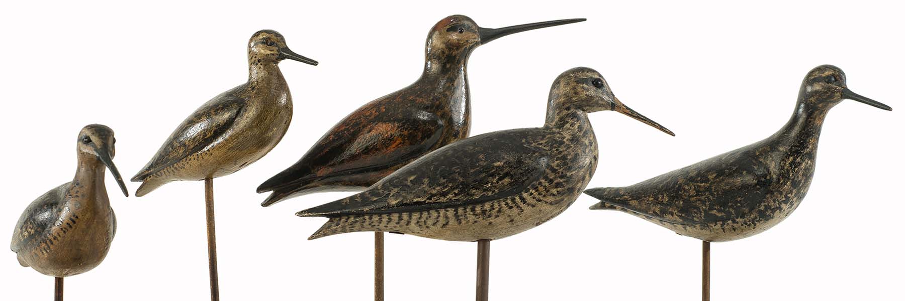 Shelburne Museum Reattributes Shorebird Decoys to Native American Carver Charles Sumner Bunn