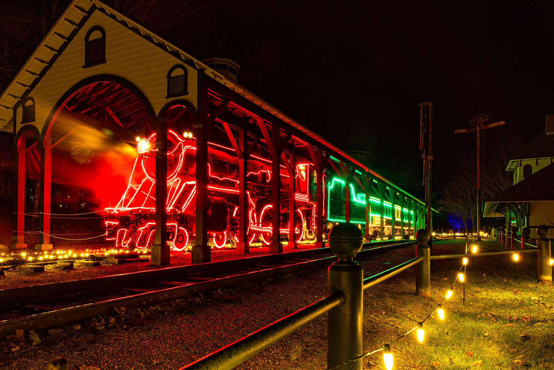Winter Lights Locomotive 220